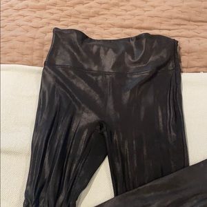 Spank Faux Leather Leggings